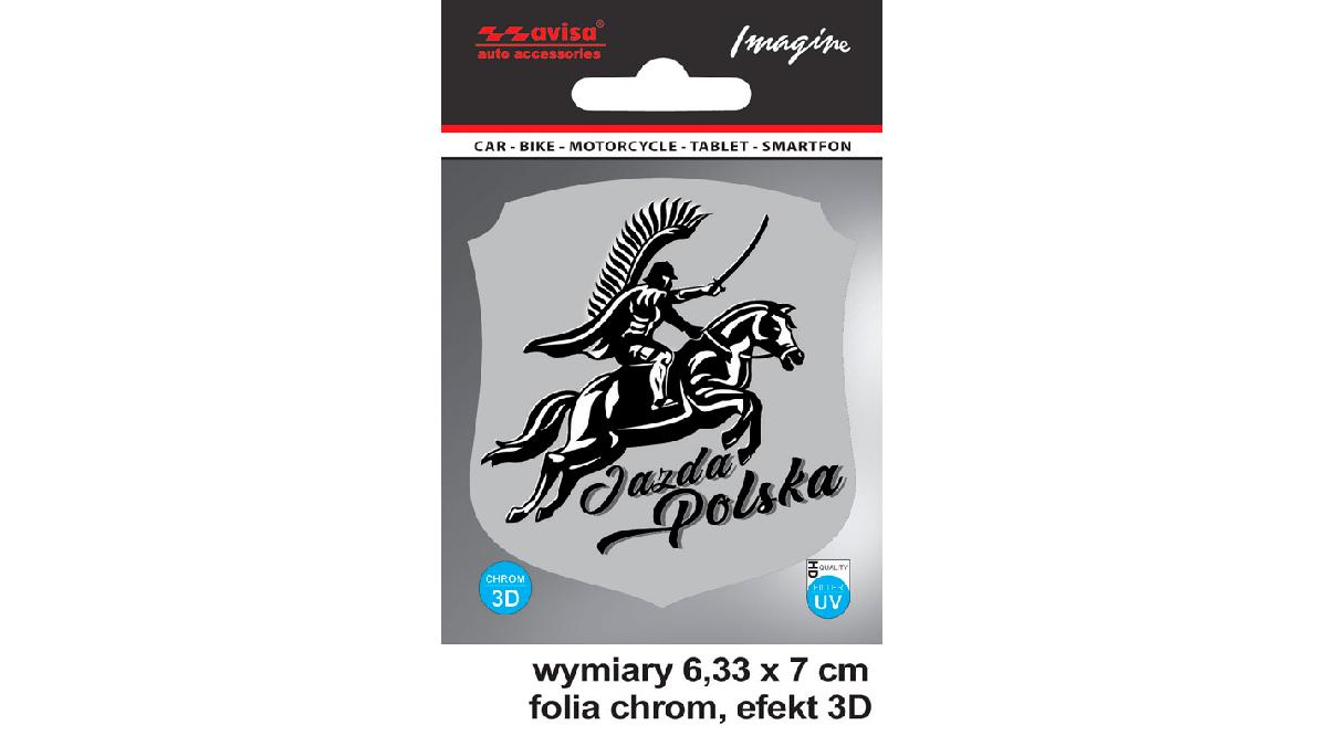 Autocollant+AutoTattoo+Husar+3D+Chrome+-+6%2C33+x+7+cm